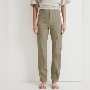 Madewell garment dyed curvy straight 90s cargo NWT